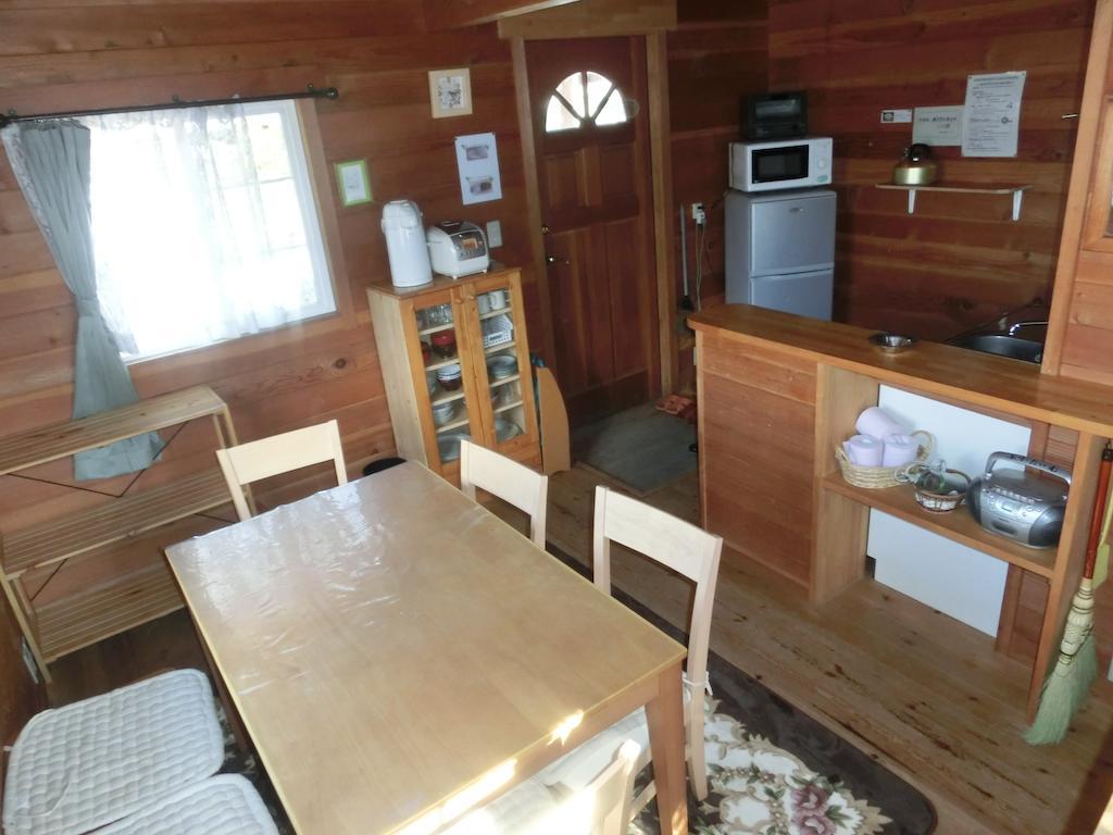 Log Cottage Freetime Tsumagoi Bagian luar foto